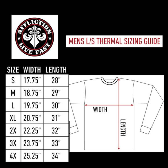 Affliction Highway Drifters Long Sleeves Reversible Thermal Size XL - Picture 10 of 11